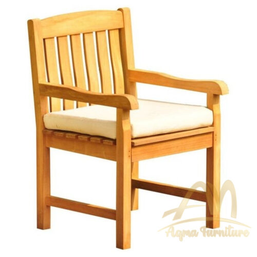 Teak Chair with Armrests Patio Algeria