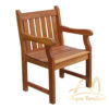 Teak Chair Garden with Armrests Belgium Teak Chair Garden with Armrests Belgium