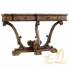 Classic Console Solid Mahogany Wood Columbia