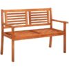 Teak Wood Patio Bench 2 Seater Switzerland