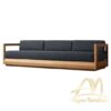 Teak sofa 3 Seater Minimalist Outdoor Villa