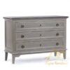 Chest Of Drawers Grey Painted Wood