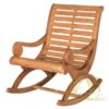 Teak Rocking Chair Natural Color
