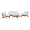 New Arrival All Weather Outdoor Furniture Classic Teak Solid Wood Sofa Set