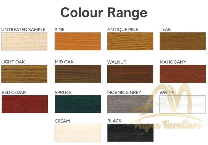 wood finish color by AQMA Furniture