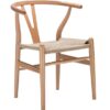 Teak Hans Wegner Dining Chair Backrest with Rope Seat Teak Hans Wegner Dining Chair Backrest with Rope Seat