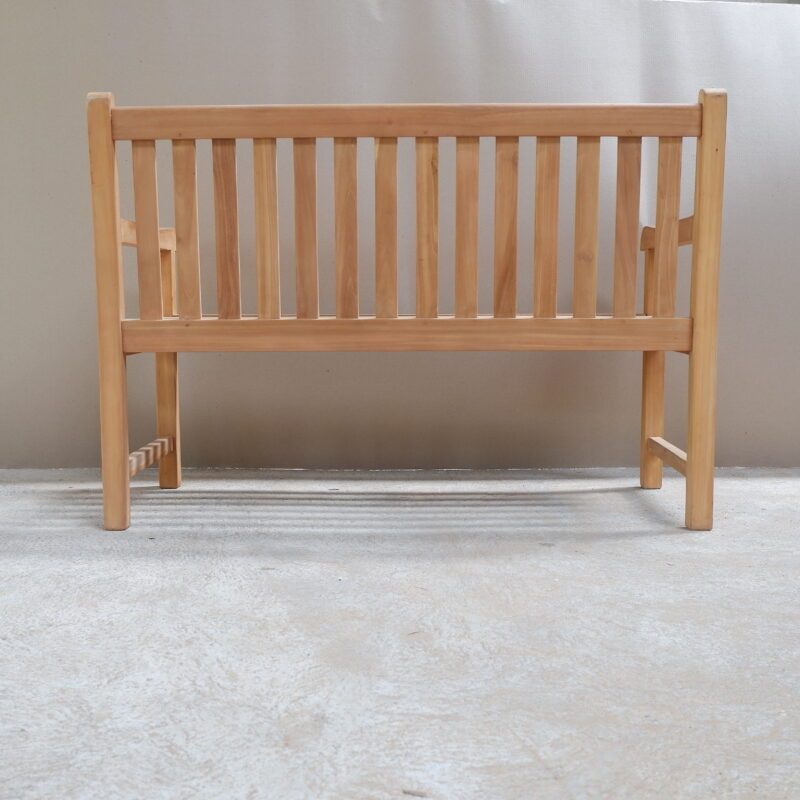 Outdoor Teak Bench 2 Seat Bournemouth