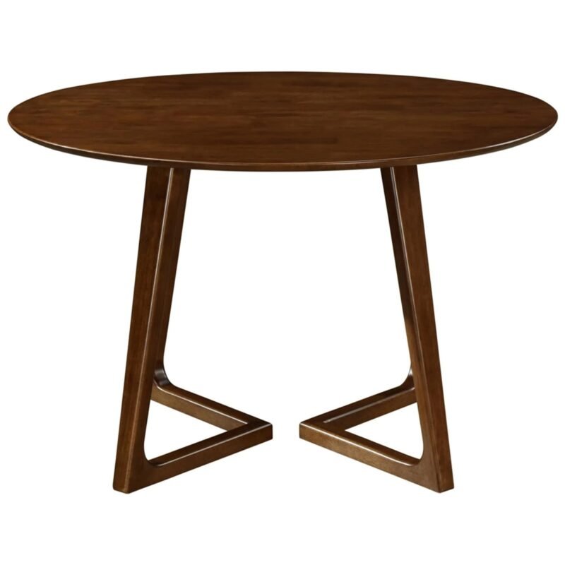 Teak Round Coffee Table Brown Color