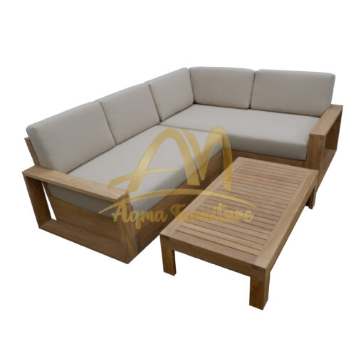 L Shape Sofa Outdoor with Coffee Table London