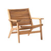 Lounge chair Wooden Seat Solid Teak Wood Paris