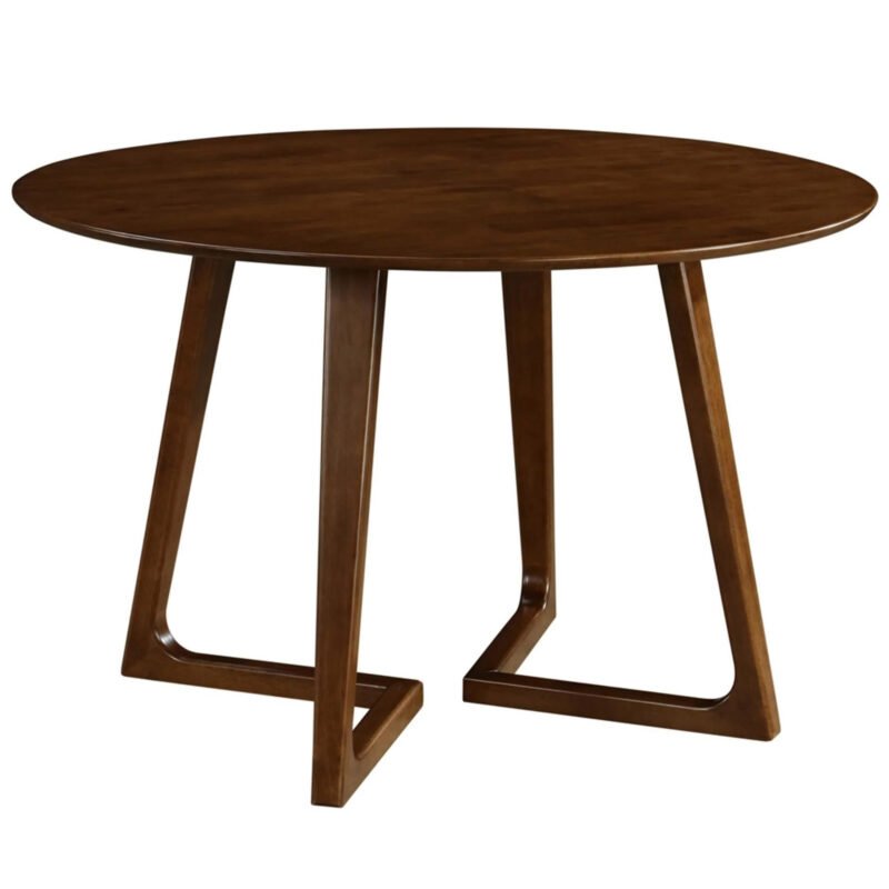 Teak Round Coffee Table Brown Color