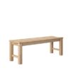 Solid Teak Wood Backless Bench Bulgaria