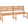 Teak Garden Bench 3 Seater Rome
