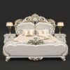 king bed set carved white with upholstered fabric white king bed set carved white with upholstered fabric white