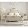 White french bed with Carved solid mahogany Bedroom set