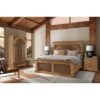 bedroom set furniture natural solid teak wood american style wooden furniture