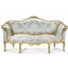 French antique sofa Gold Frame 2 Seater