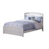 Child Bed Minimalist in White Color Turin