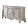 french dresser with carved detail white painted solid wood