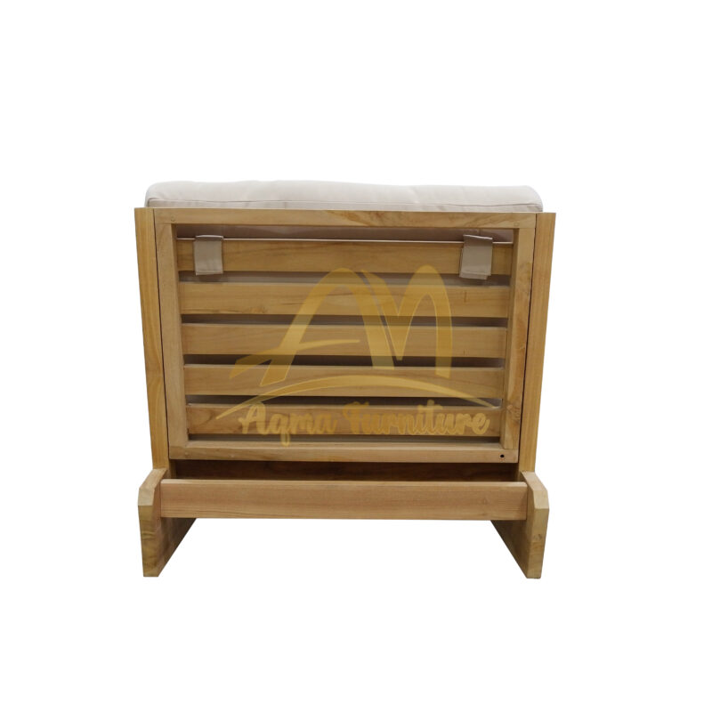 Solid Teak Sofa Chair with Cushion Switzerland