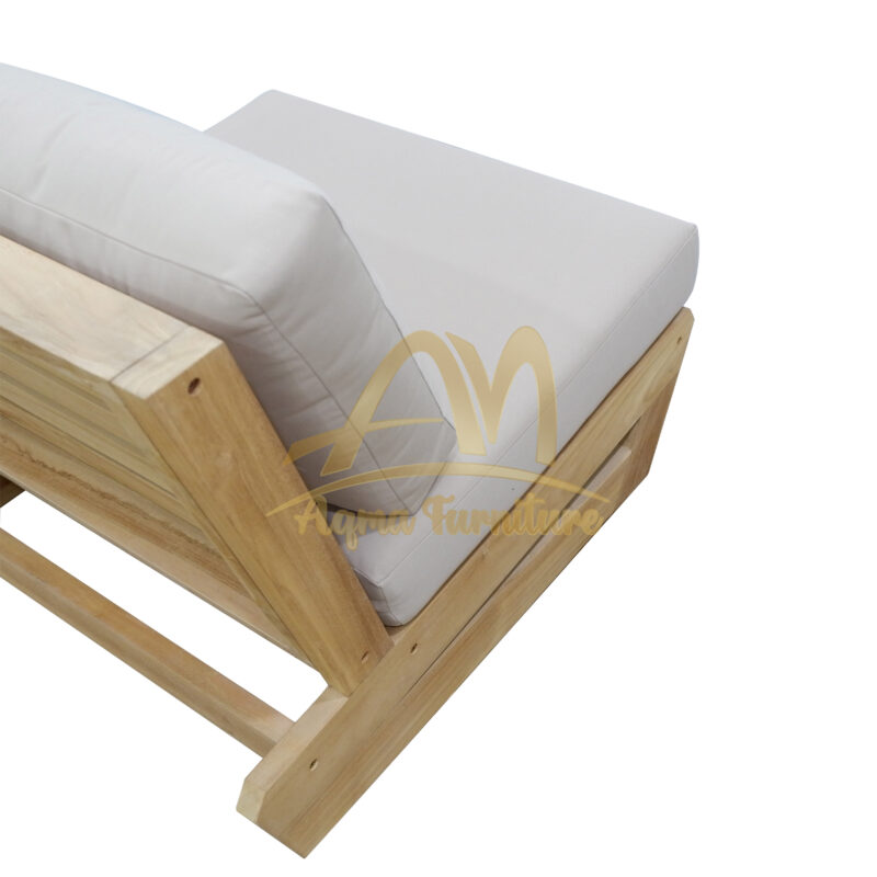 Solid Teak Sofa Chair with Cushion Switzerland