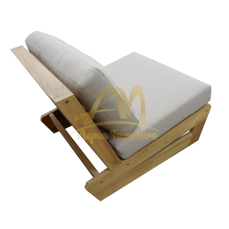 Solid Teak Sofa Chair with Cushion Switzerland