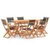 oval outdoor teak table dining table with 6 seater