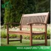 Teak garden bench outdoor brown antique color