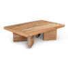 chandigarh rectangular teak coffee table