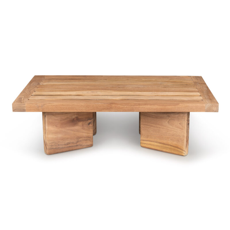 chandigarh rectangular teak coffee table