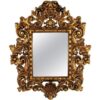 french style mirror wall frame antique gold leaf painted color