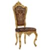 luxury wooden classic dining chair gold painted color luxury wooden classic dining chair gold painted color
