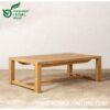 Balmoral Teak deep coffee tables natural fine sanded