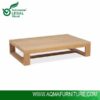 Miami Teak deep coffee tables natural fine sanded