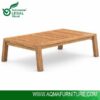 Giovanni Teak deep coffee tables natural fine sanded