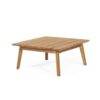 solid teak square coffee table