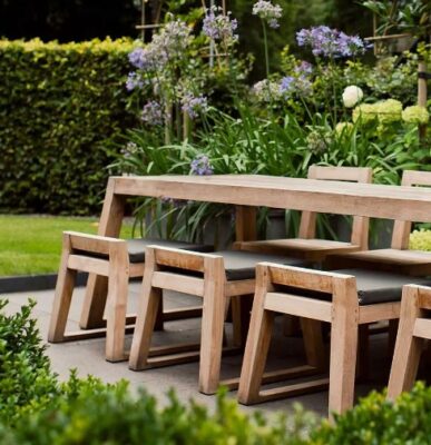 solid teak wood dining stool without backrest seattle