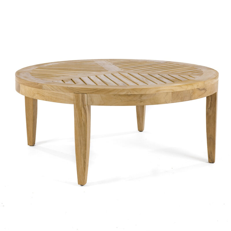 Vallena Round Teak Coffee Table