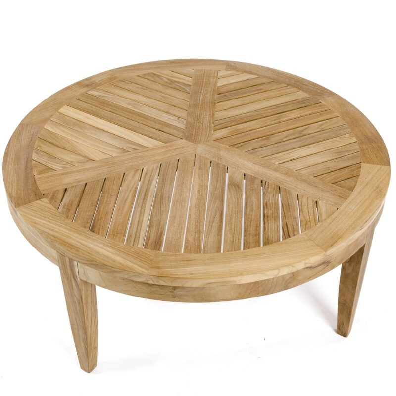 Vallena Round Teak Coffee Table