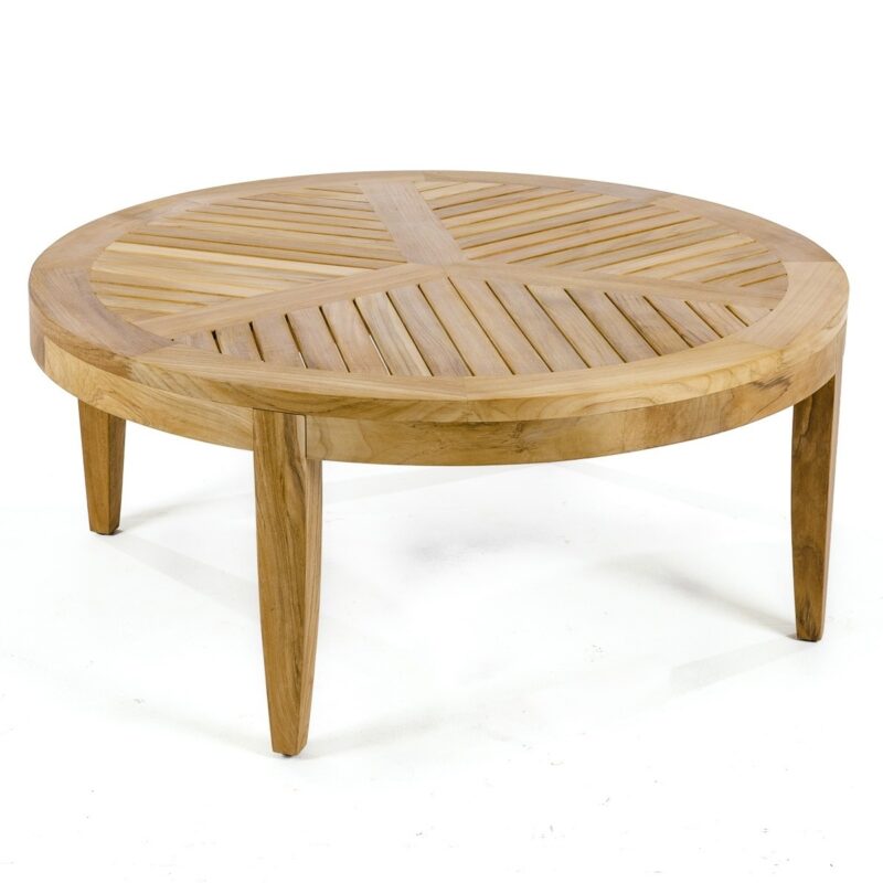 Vallena Round Teak Coffee Table