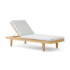 Teak Wood Sun Longer with cushion Dublin