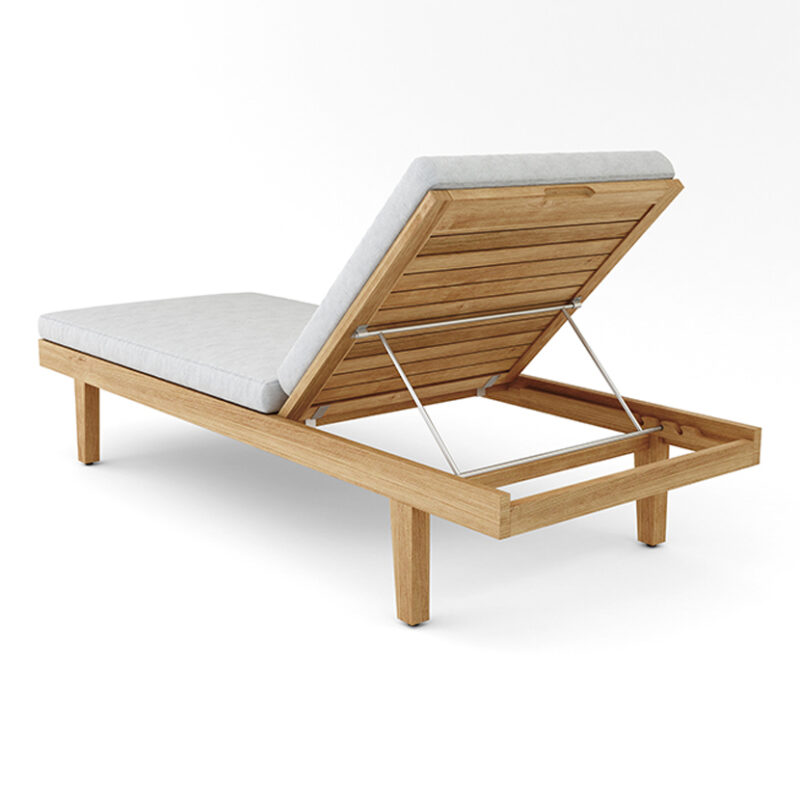 Teak Wood Sun Longer with cushion Dublin