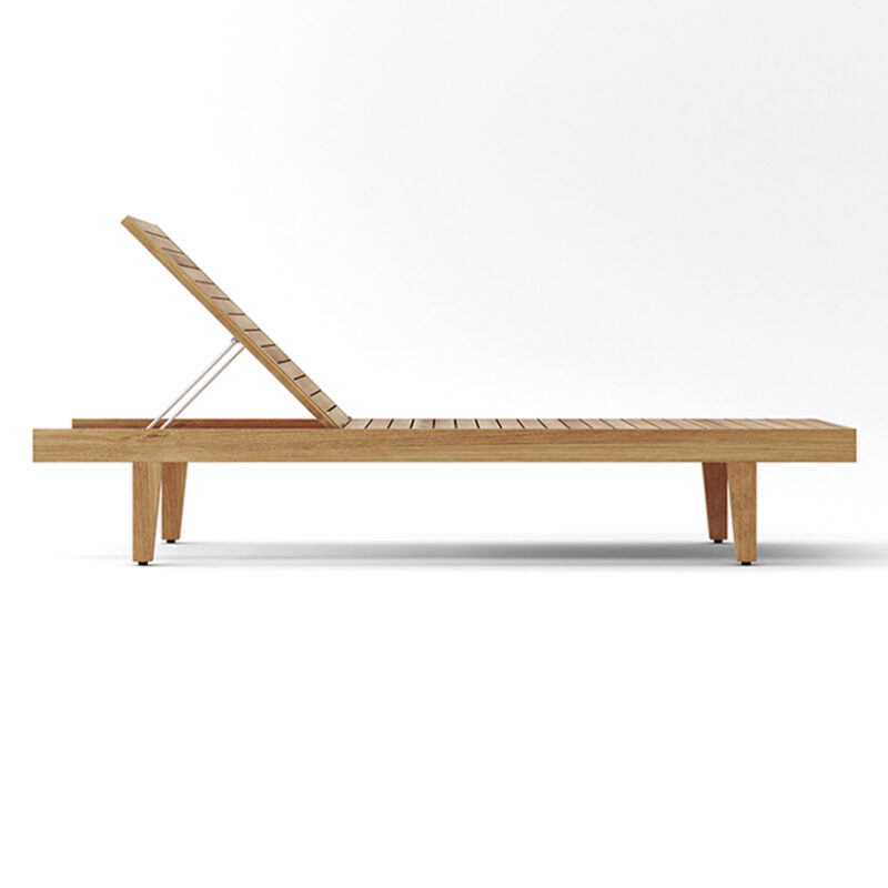 Teak Wood Sun Longer with cushion Dublin