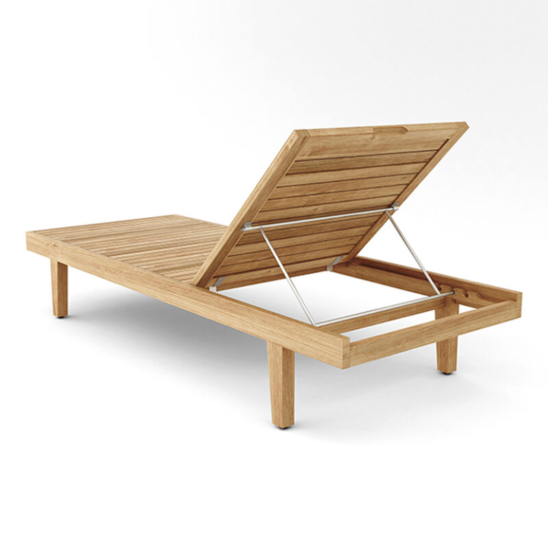 Teak Wood Sun Longer with cushion Dublin