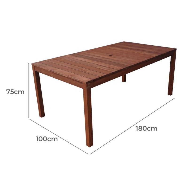 rectangular teak wood dining table outdoor san francisco