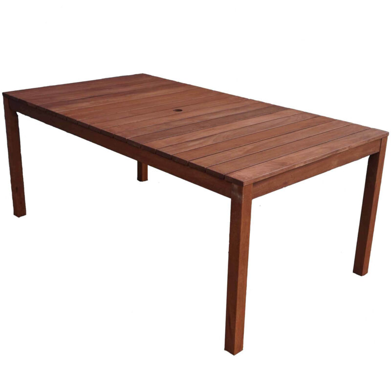 rectangular teak wood dining table outdoor san francisco