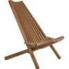 Solid Chair Duck Slat Teak