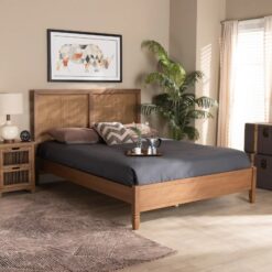 teak wood bed p...
