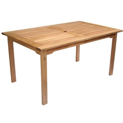 teak wood outdoor dining table 6 seat