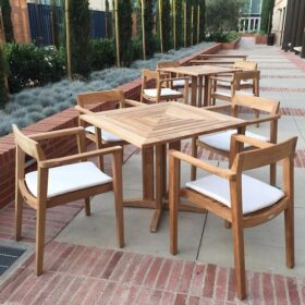 set square teak dining table set for outdoor set square teak dining table set for outdoor